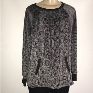 Simply Verawang Women’s sweater size large gray